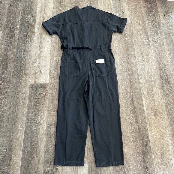 NWT AG Adriano Goldschmied Emery Jumpsuit in Sulfur Black - Size: Small - Picture 4 of 13